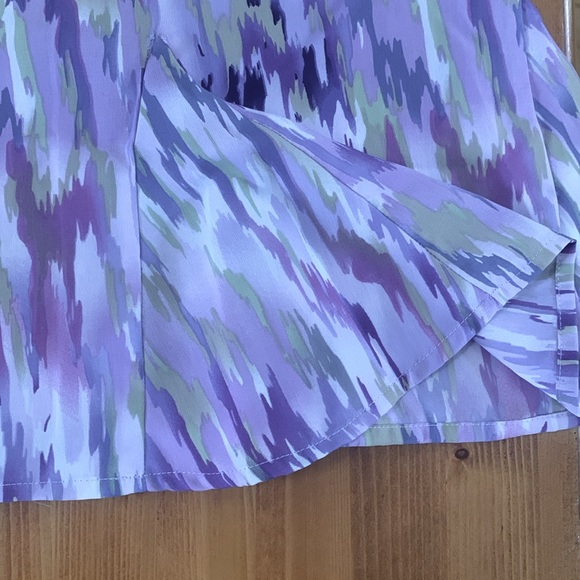Multi-purple shade skirt - Picture 3 of 4